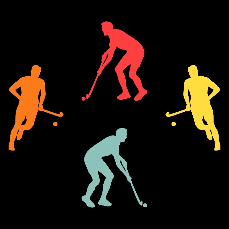 Feldhockeyspieler Evolution Feldhockey