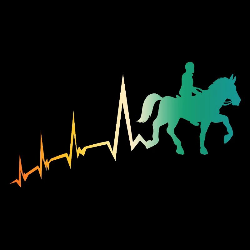 Reiten Herzschlag Pferde