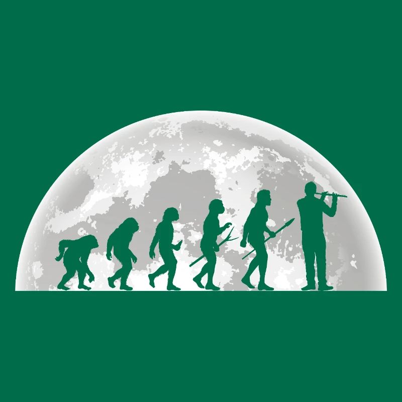 Flötist Evolution Querflöte