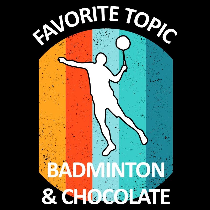Badminton Badminton Badminton Player Chocolate