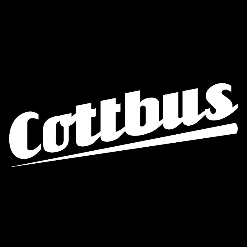 Cottbus - Textdesign mit Stadtnamen