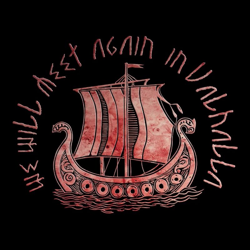 Wikingerboot See you in Valhalla 2