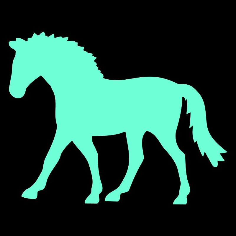 Silhouette de cheval contour course à pied cavalier équitation