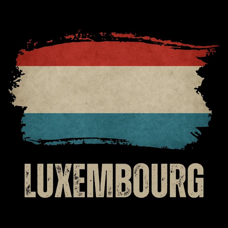 Drapeau du Luxembourg, j’adore le Luxembourg