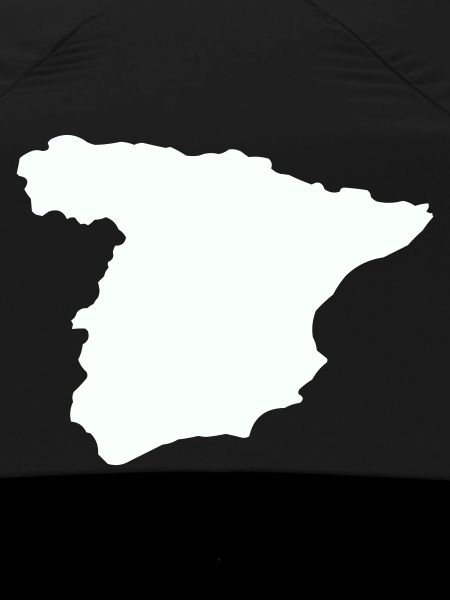Spanienkarten Silhouettedesign