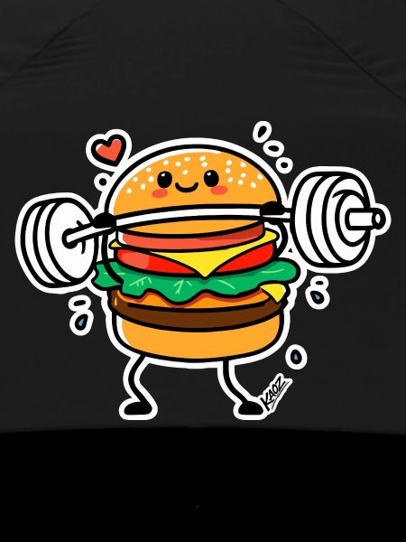 Weightlifting Hamburger Hero