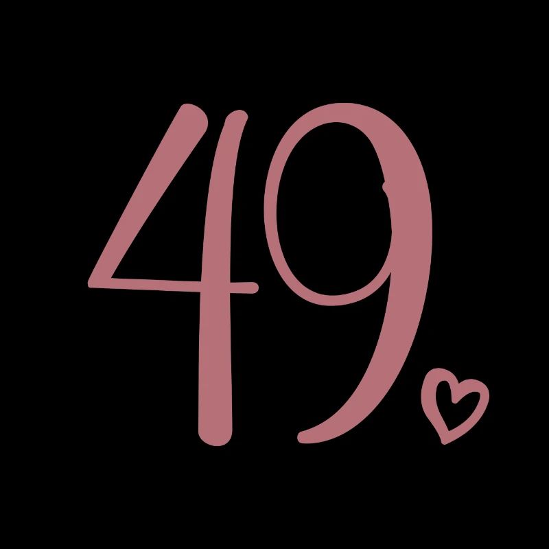 Mignon numéro 49, 49 ans, cadeau de 49e anniversaire