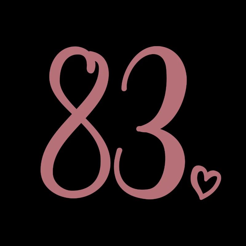 Mignon numéro 83, 83 ans, cadeau de 83e anniversaire