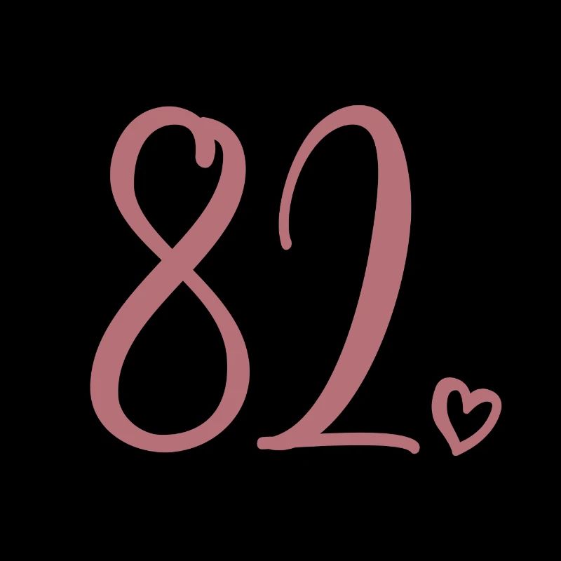 Mignon numéro 82, 82 ans, cadeau de 82e anniversaire