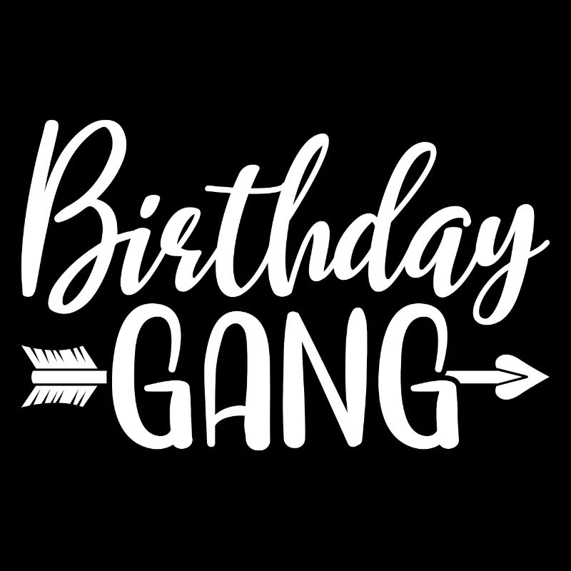 Geburtstag Gang Matching Gruppe Geburtstagsfeier Geschenk