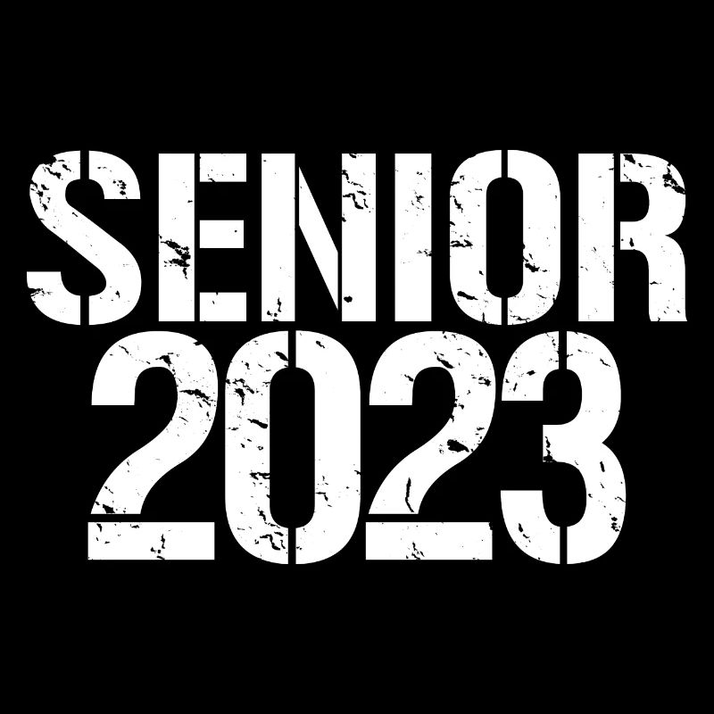 Senior 2023 Distressed Graduation Geschenk