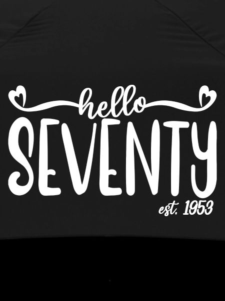 70-årsdag for kvinner 70 Hei Sytti Est. 1953