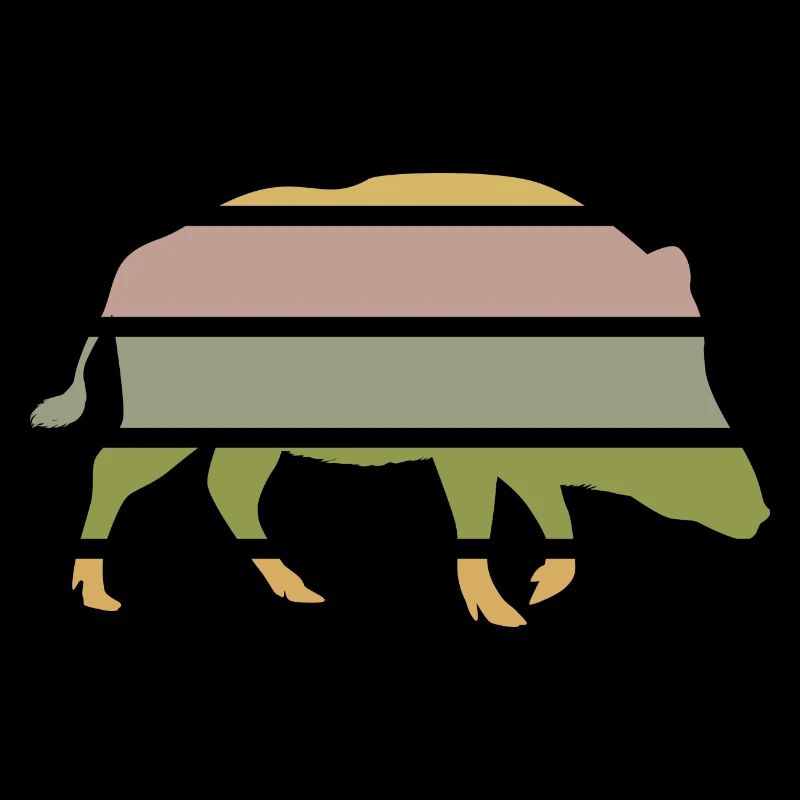 forest dwellers wild boar from the forest eber-sunset