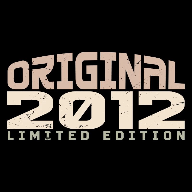 Vintage 2012 Limited Edition 2012 Birthday