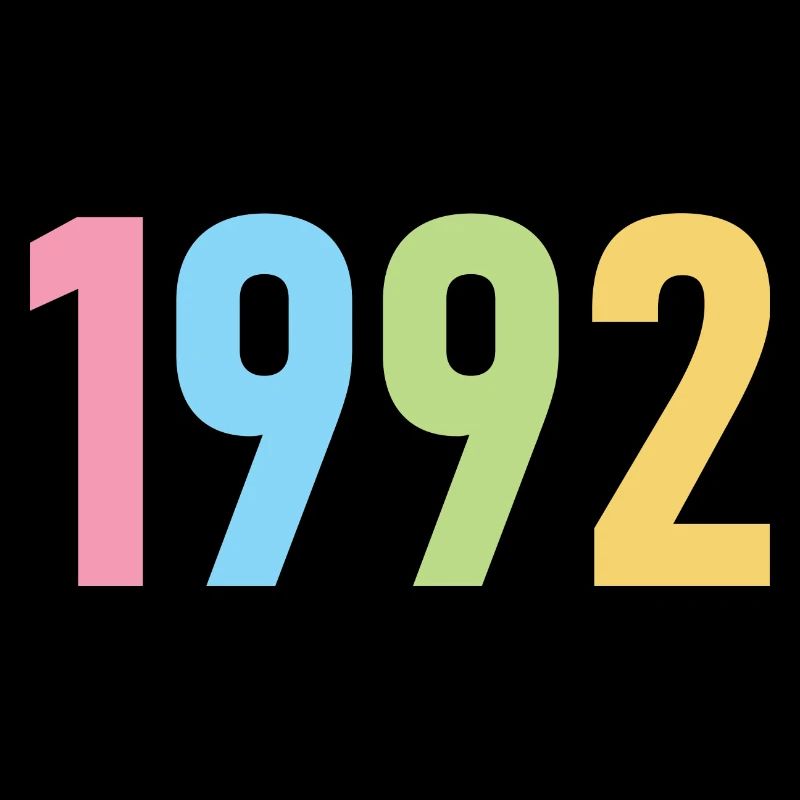 Année 1992, 30 ans, cadeau de 30e anniversaire