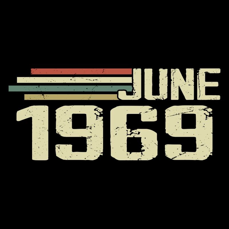Juni 1969 Jahrestag Juni 1969 Juni 1969 Geburtstag