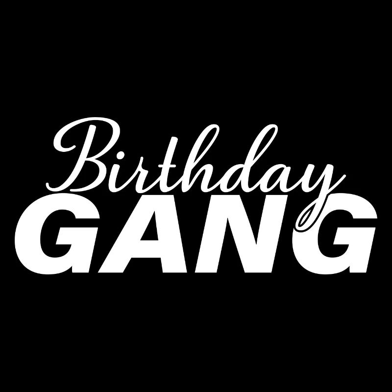 Geburtstag Gang Matching Gruppe Geburtstagsfeier Geschenk