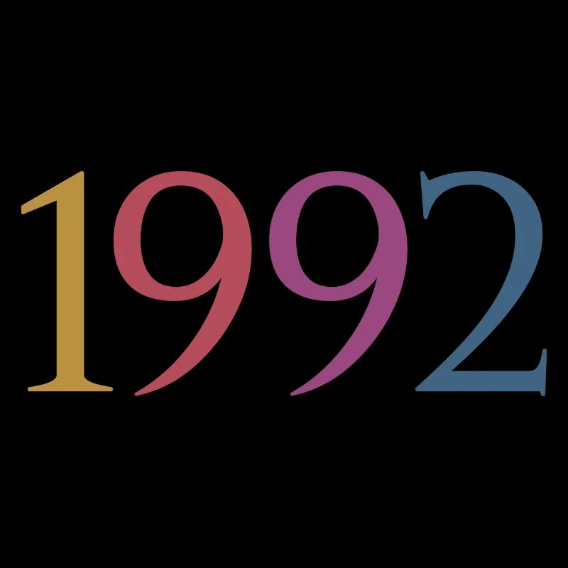 Année 1992, 30 ans, cadeau de 30e anniversaire