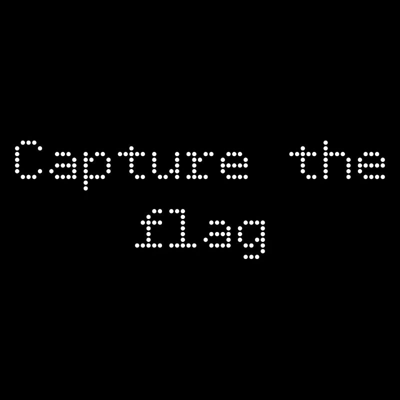 T shirt capture the flag