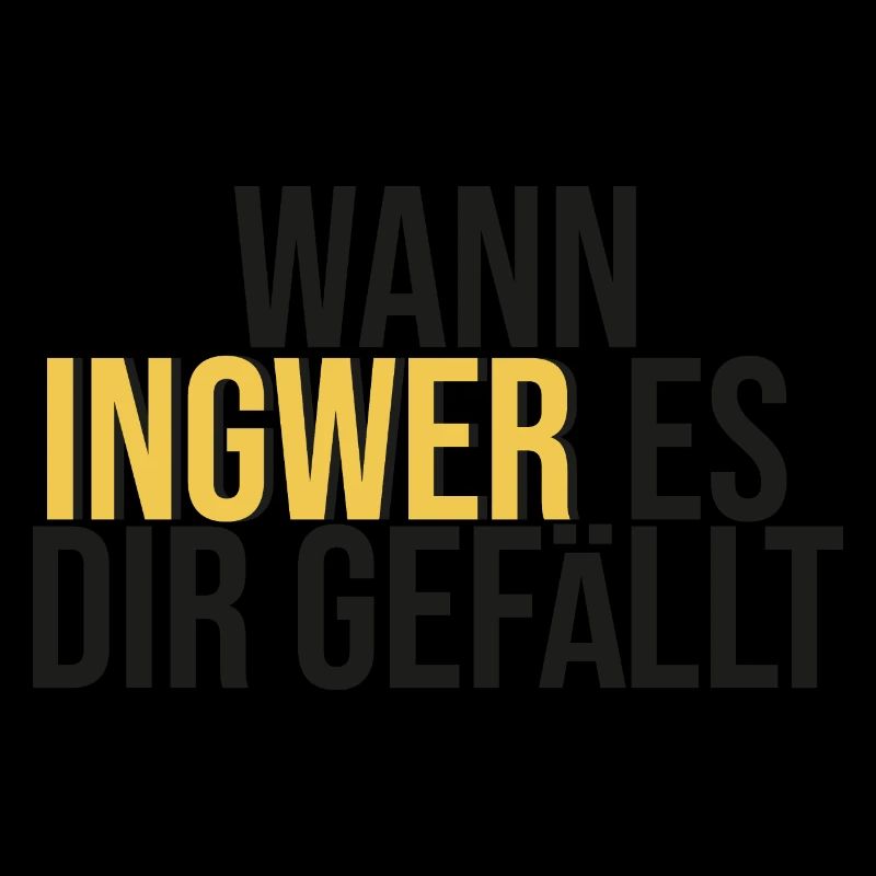 Wann Ingwer es dir gefällt