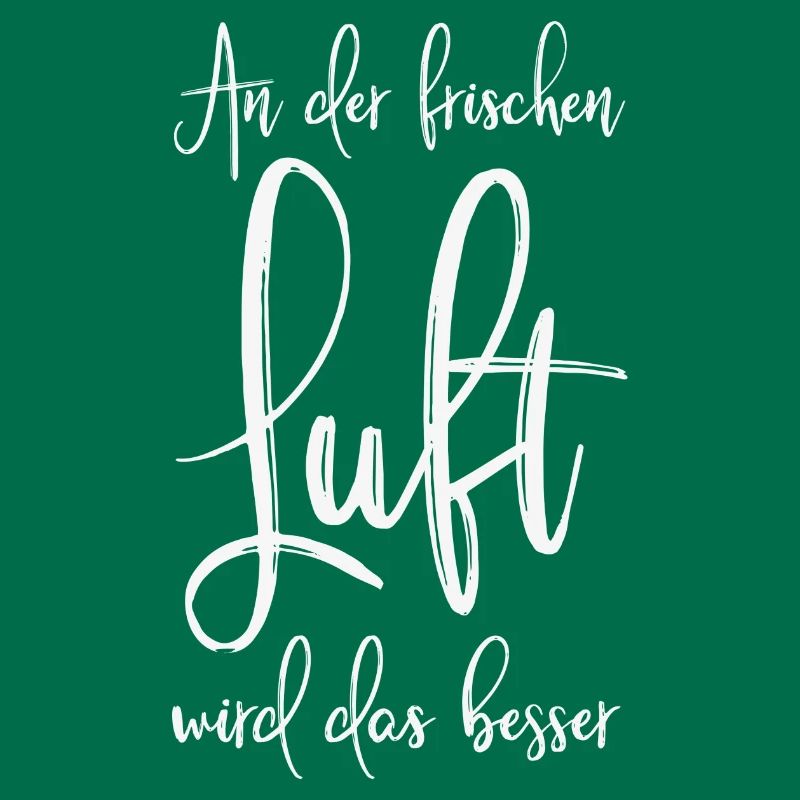 An der frischen Luft wird das besser