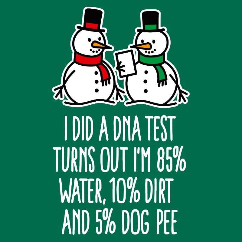 Test ADN de technicien de laboratoire ADN de Noël drôle