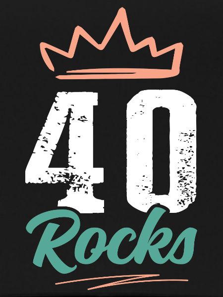 40 years old rocks