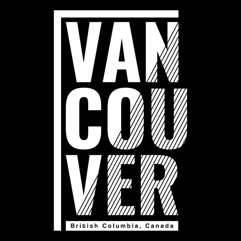 Vancouver Block Typo Noir