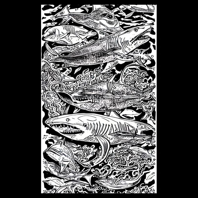 Requin | Grand requin blanc | Créature marine | Poisson