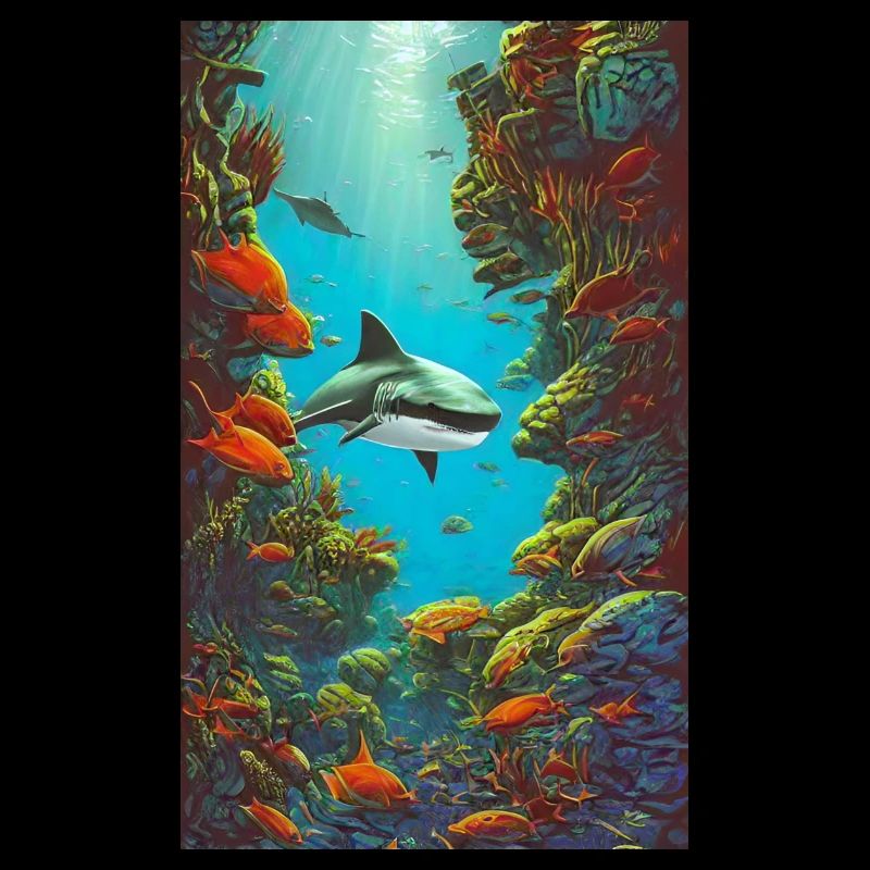 Requin | Grand requin blanc | Créature marine | Poisson