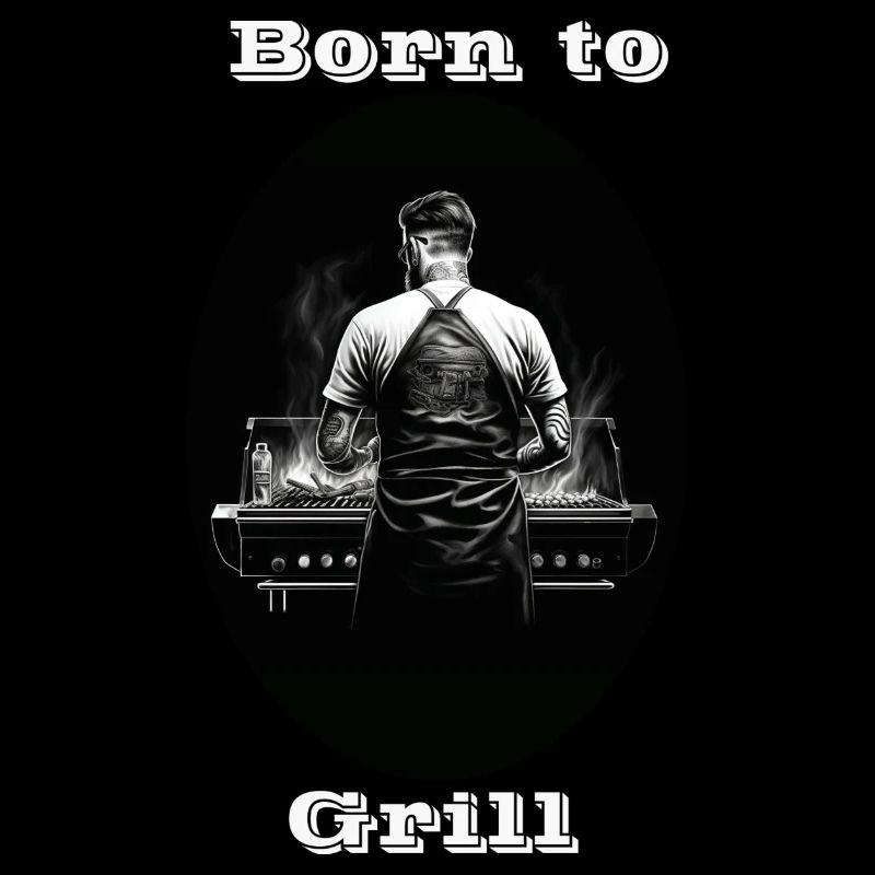 Born to Grill white
