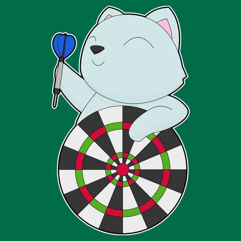 Cible de fléchettes pour chat