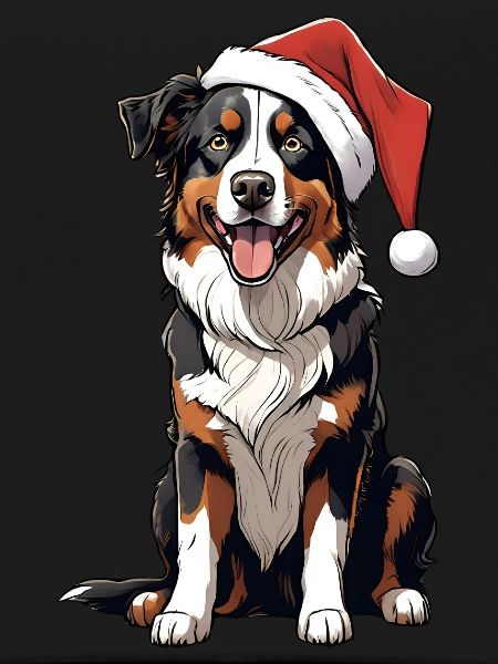 Australian Shepherd Christmas
