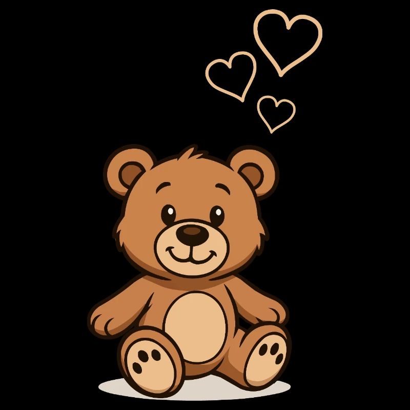 Teddybaer Comic Love