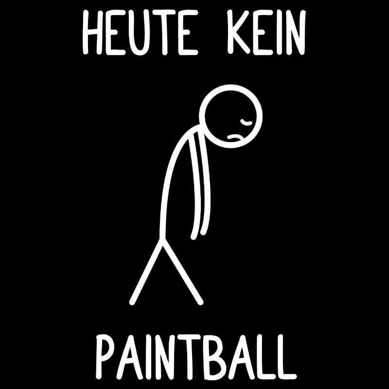Gotcha Paintball Player Pas de Paintball aujourd’hui