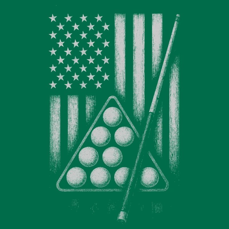 Conception de boules de billard Flag