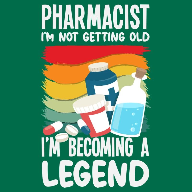 Retro Won't Get Old Legend Pharmacist Pharmacy