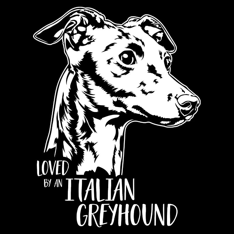 Loved by an ITALIAN GREYHOUND Hundespruch Wilsigns