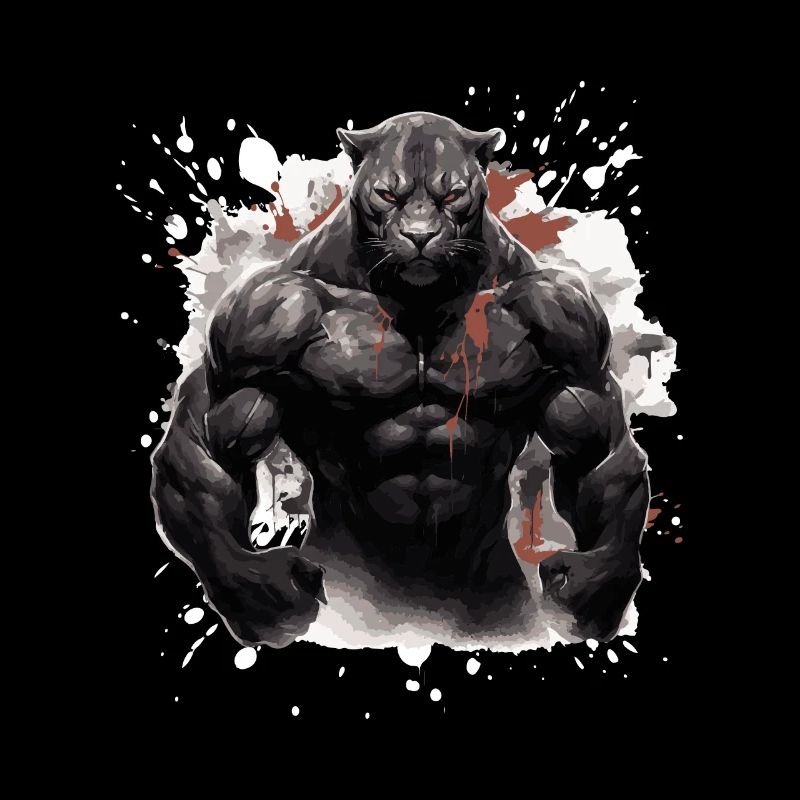 Muscle léopard Bodybuilding Beast