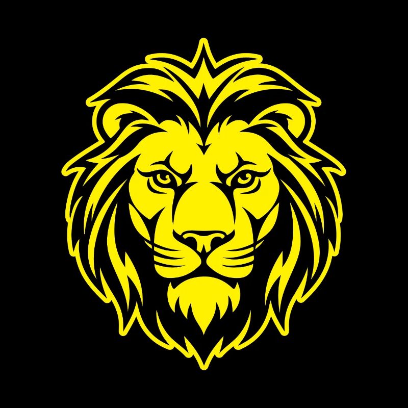 Portrait d’animal lion