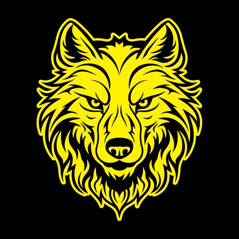 Portrait d’animal loup