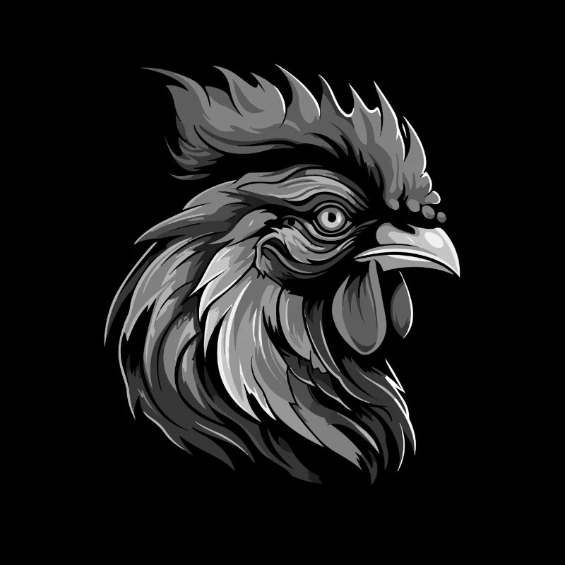 Portrait de coq