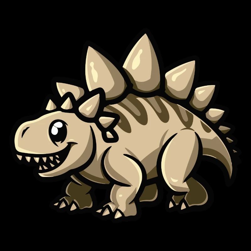 Dinosaurier stegosaurus Comic