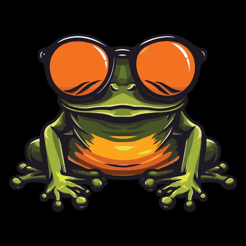 Frog Funny Cool
