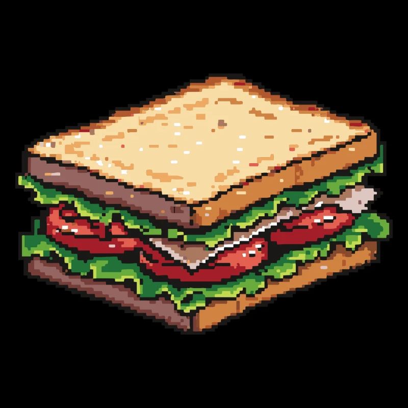 Sandwich Pixel Icon