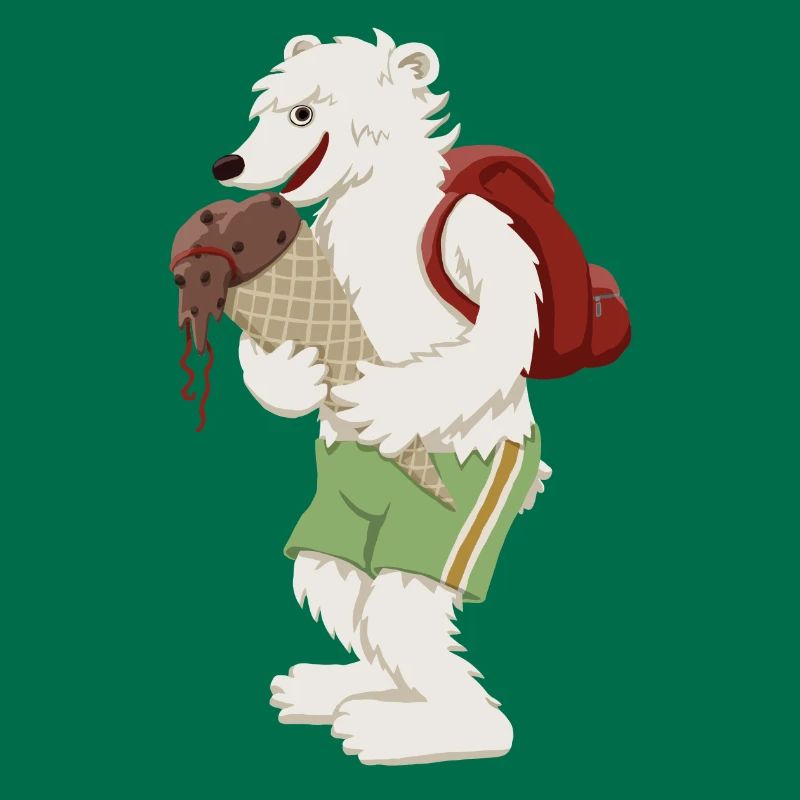 Polar Bear School Cone