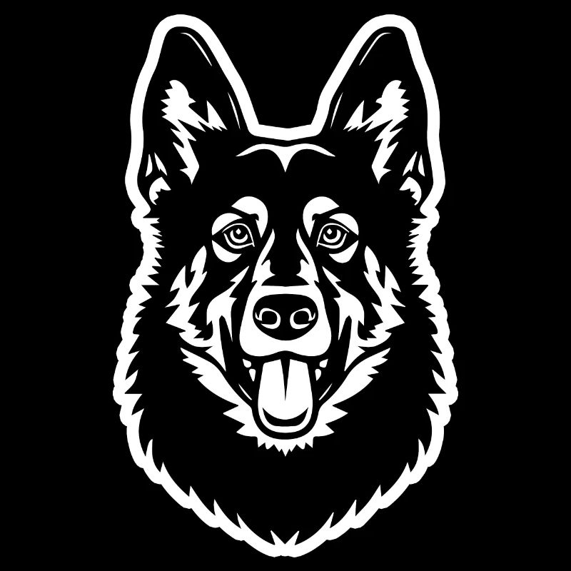 German Shepherd Dog Dog Head