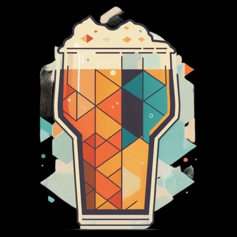 Bière artisanale minimaliste