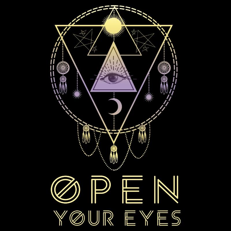 Open Your Eyes All-Seeing Eye Boho Gift