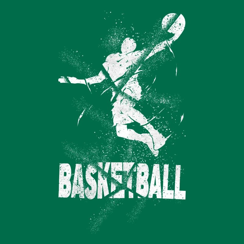 Basketteur Basketteur Dunking Grunge Splash